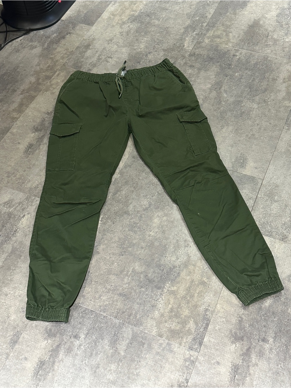 Simons Olive Green Cargo Chinos